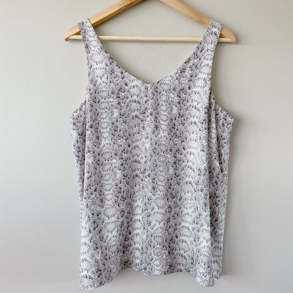 Reitmans tank top reversible snake print top large women's shirt - Picture 4 of 16